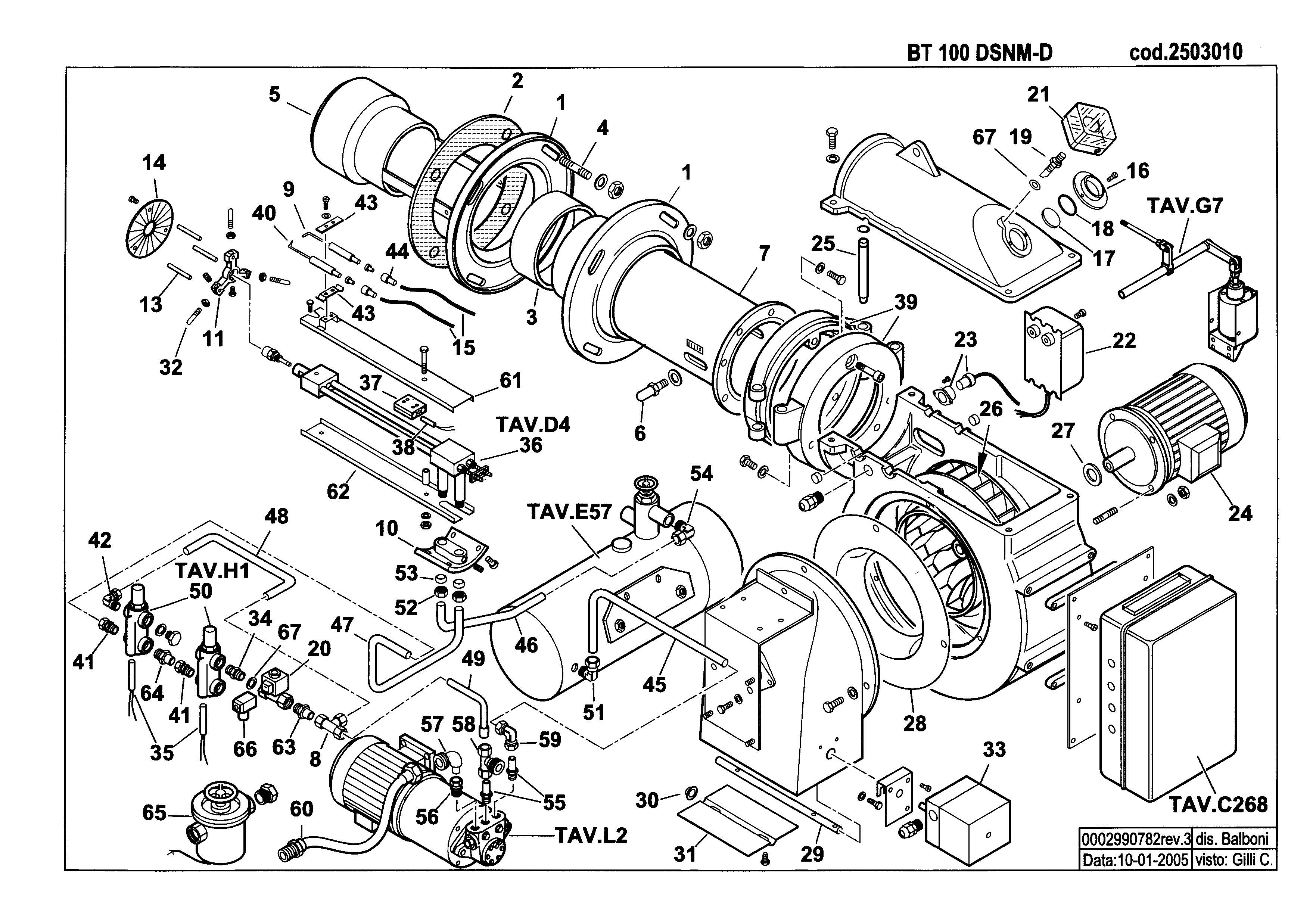 BT 100 DSNM-D 2503010 3 20050110 BT 100 DSNM-D 2503010 3 20050110
