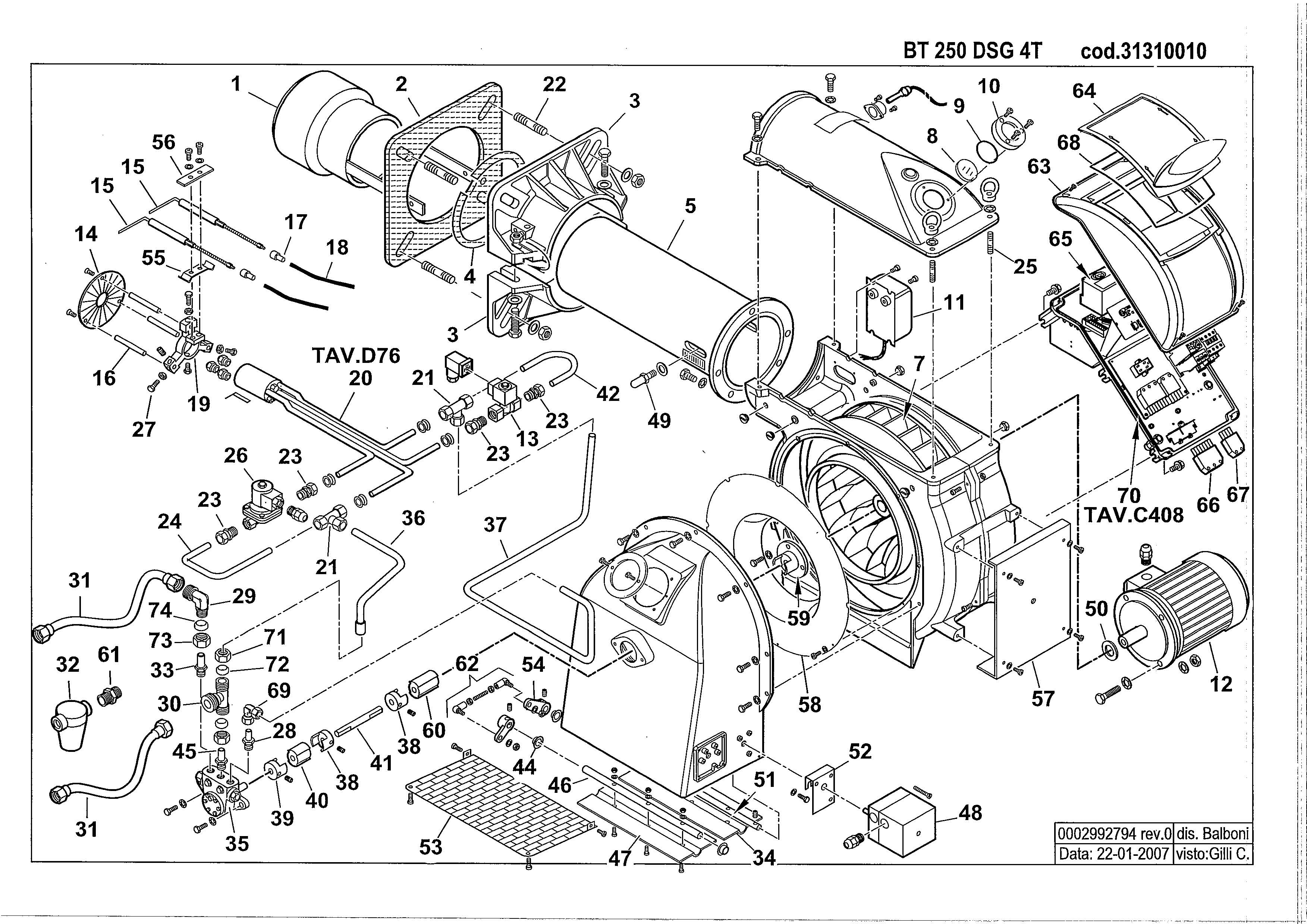 BT 250 DSG 4T 31310010 0 20070122 BT 250 DSG 4T 31310010 0 20070122