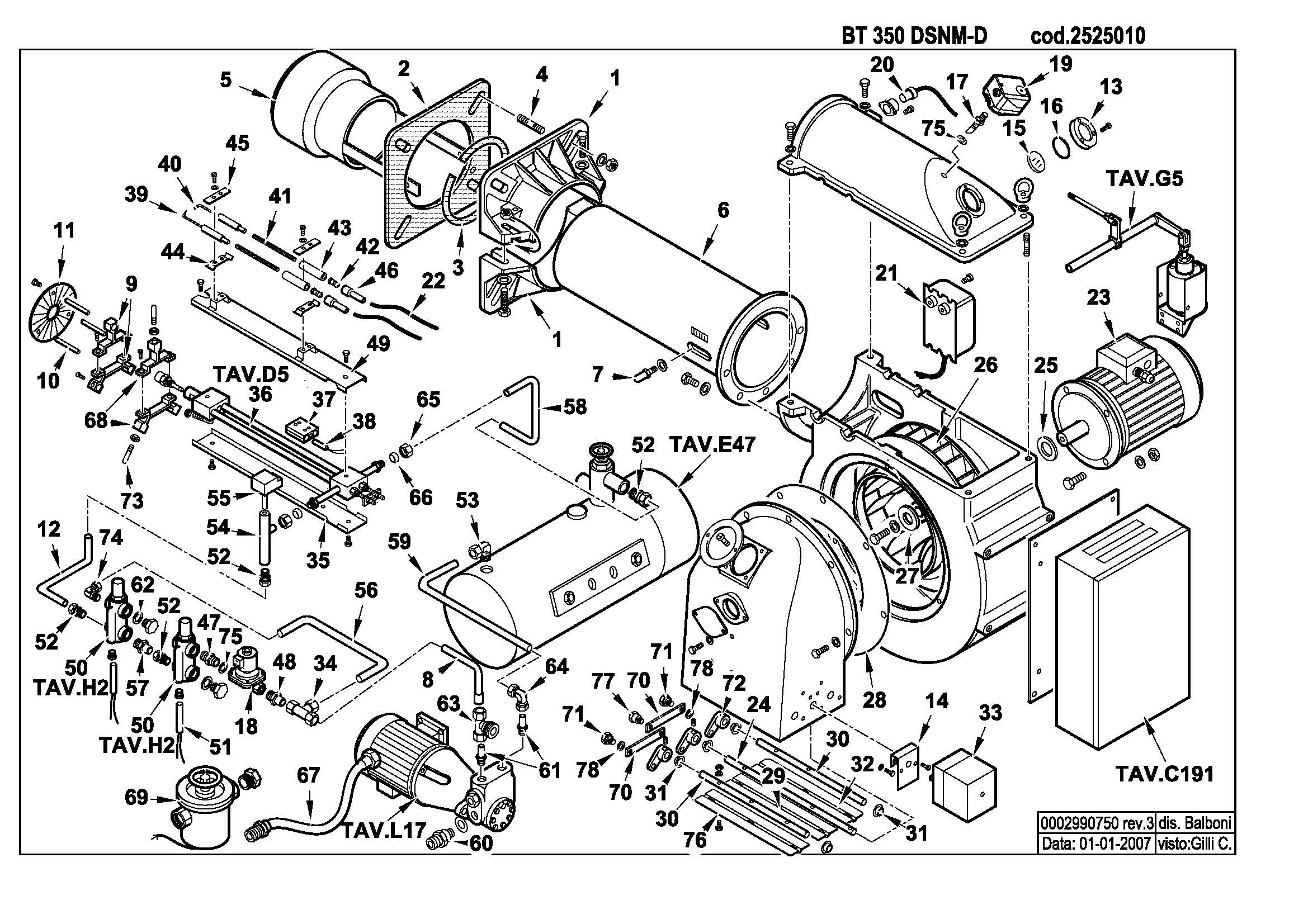 BT 350 DSNM-D 2525010 3 20070101 BT 350 DSNM-D 2525010 3 20070101