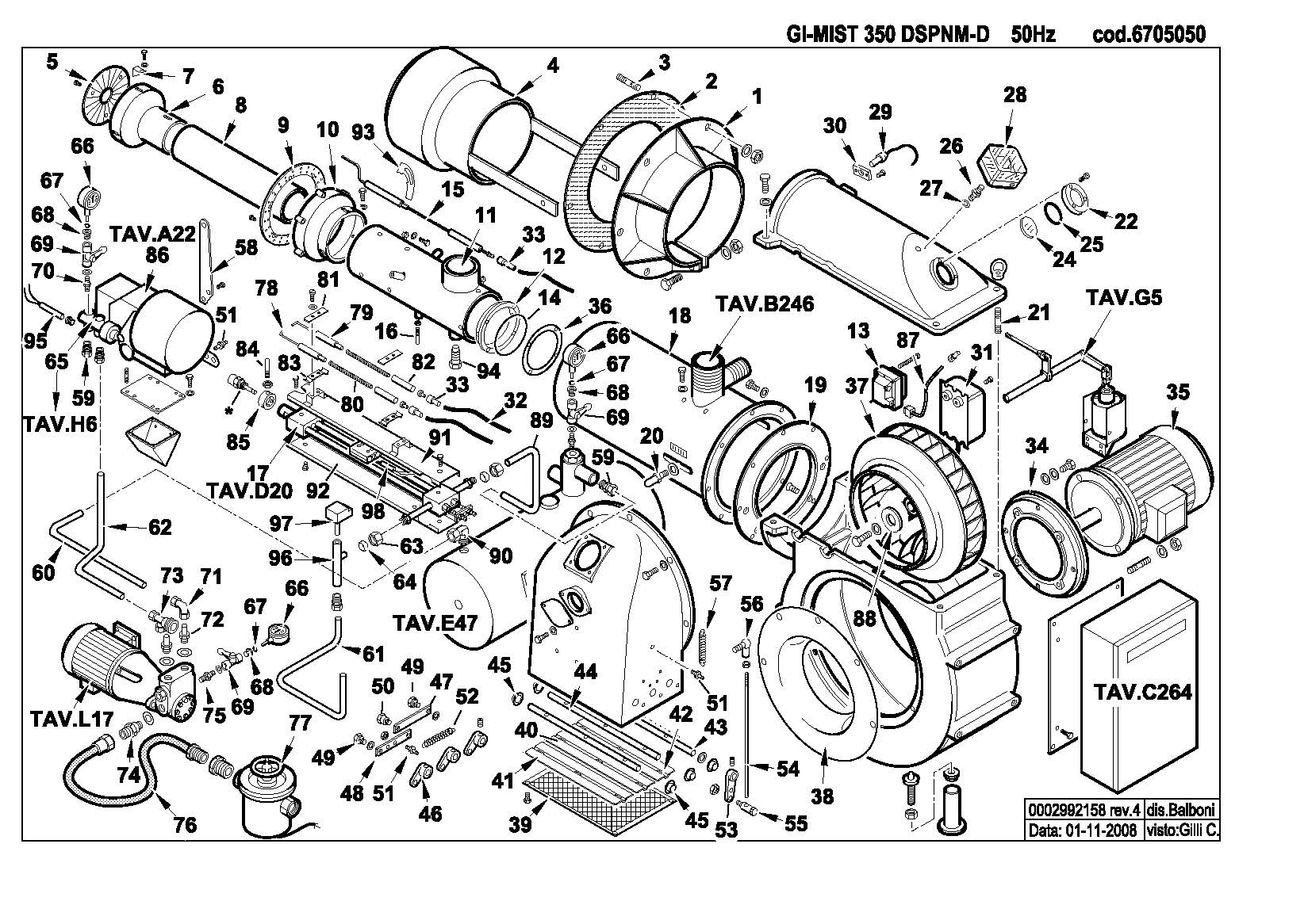GI-MIST 350 DSPNM-D 6705050 4 20081101 GI-MIST 350 DSPNM-D 6705050 4 20081101
