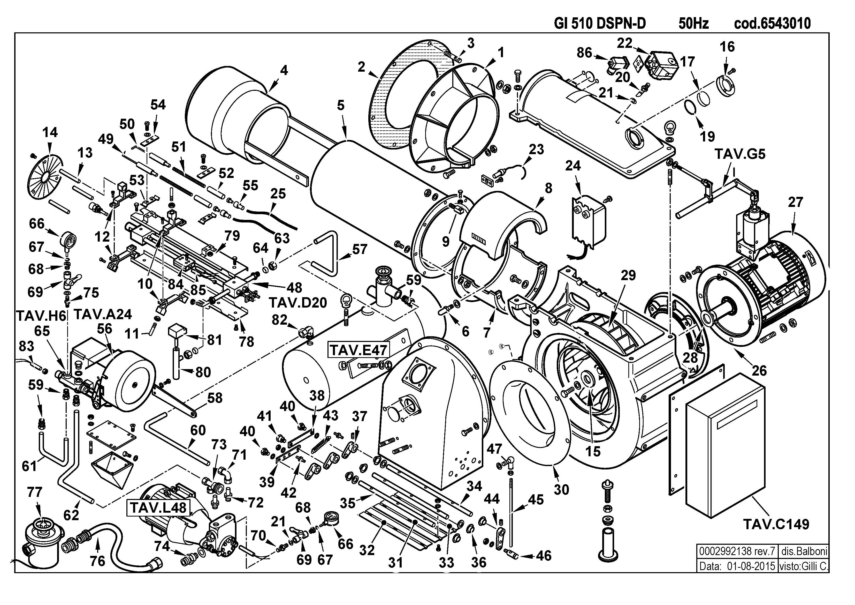 GI 510 DSPN-D 6543010 7 20150801 GI 510 DSPN-D 6543010 7 20150801