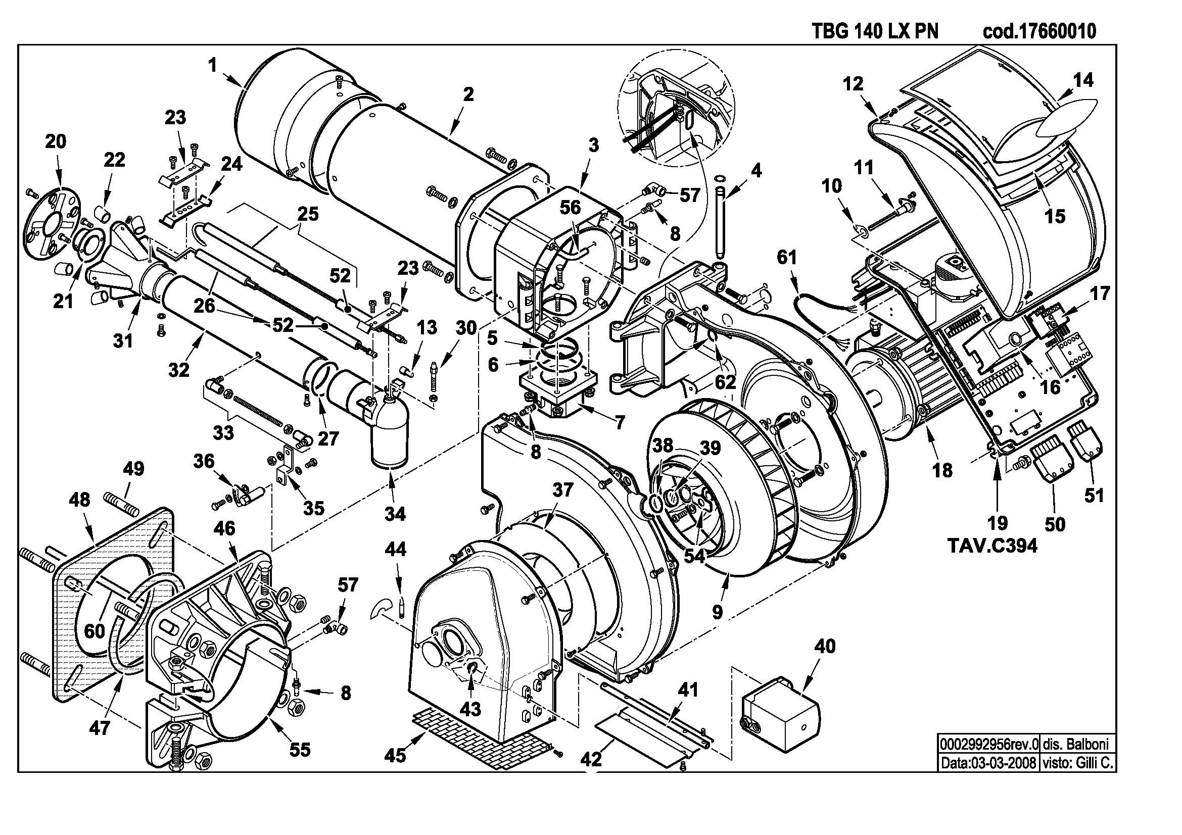 TBG 140 LX PN 17660010 0 20080303 TBG 140 LX PN 17660010 0 20080303