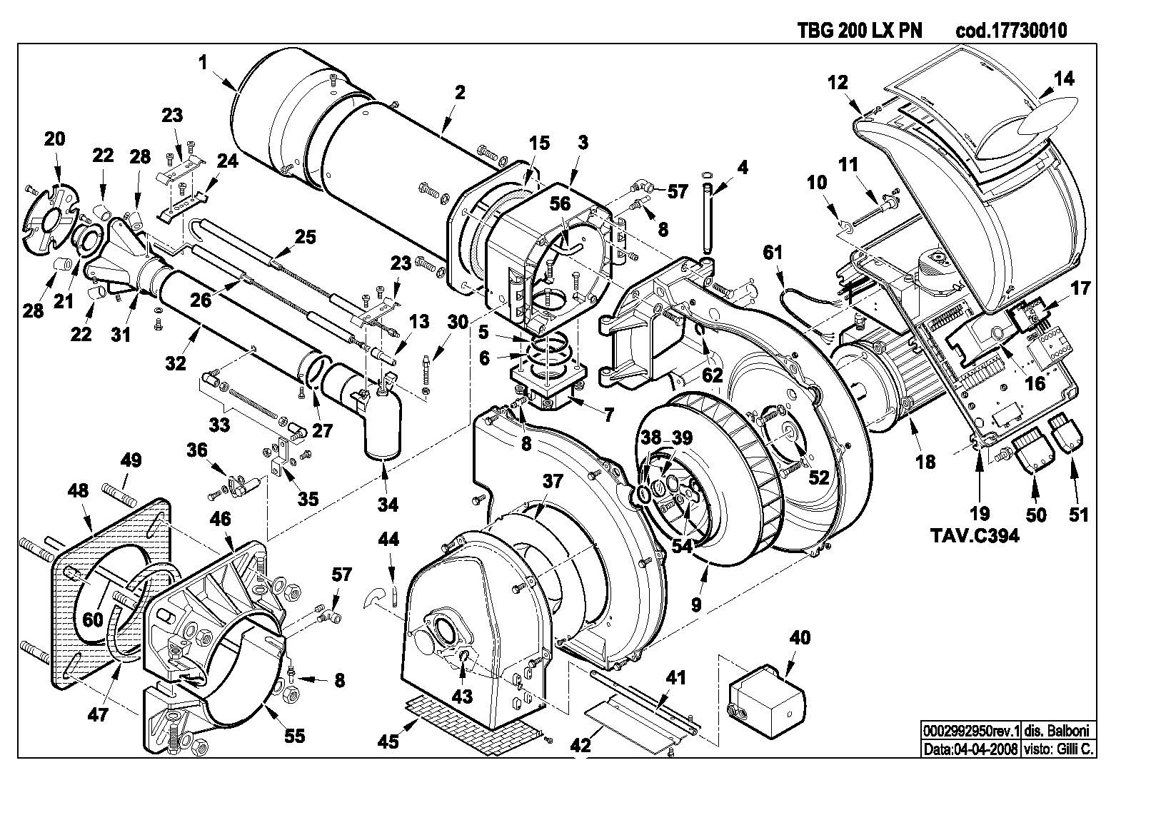 TBG 200 LX PN 17730010 1 20080404